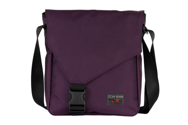 Medium Cafe Bag in Aubergine Ballistic with Dusk 210 Cerylon